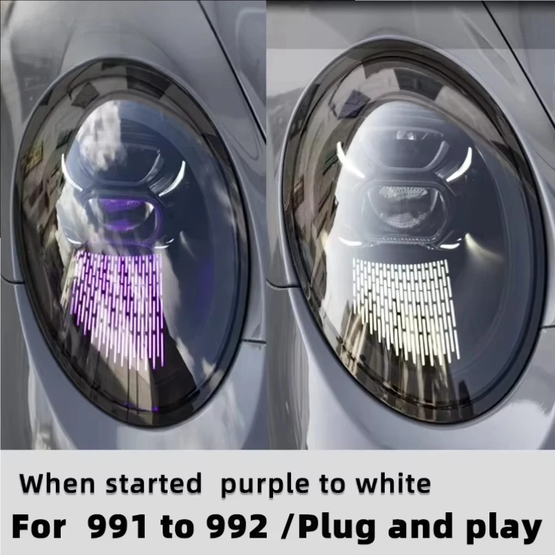 포르쉐 911 991 LED 헤드라이트를 2017-2023 매트릭스 LED 헤드라이트로 업그레이드하는 새로운 제품 아이디어 (2012-2023) - 992 & 991.2 991.1 호환