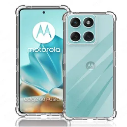 Custodia Shockproof in Silicone Trasparente con Protezione per Obiettivo