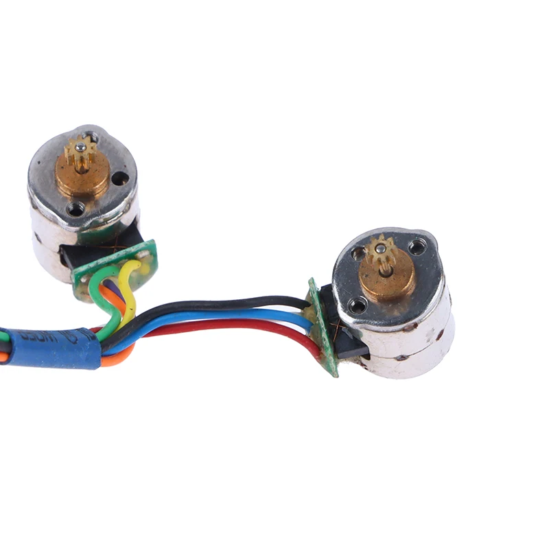 Description Picture 2 of item5Pcs/Set 8mm Micro Stepper Motor Small Electric 2-Phase 4-Wire Stepper Motor Precision with Copper Gear Connecting Wire