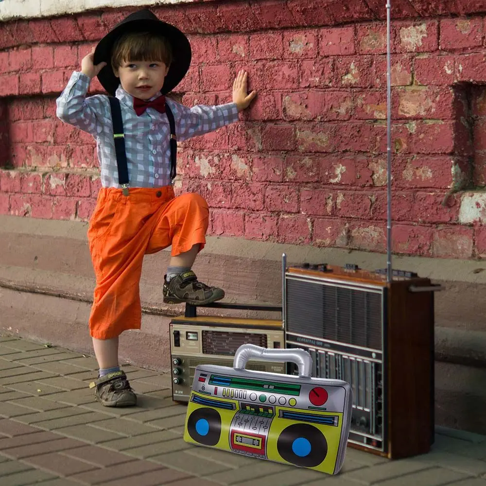 Inflatable Props Microphone Balloons Inflatable Guitar Balloon Instrument Ukulele  Inflatable Musical Instrument