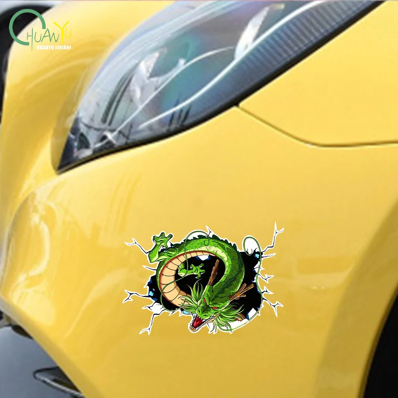 Auto Aufkleber Farbe Cartoon Chinesischen Drachen Animation Vinyl Auto Aufkleber Auto Motorrad Stoßstange Körper Auto Fenster Dekoration Aufkleber – Detail 9