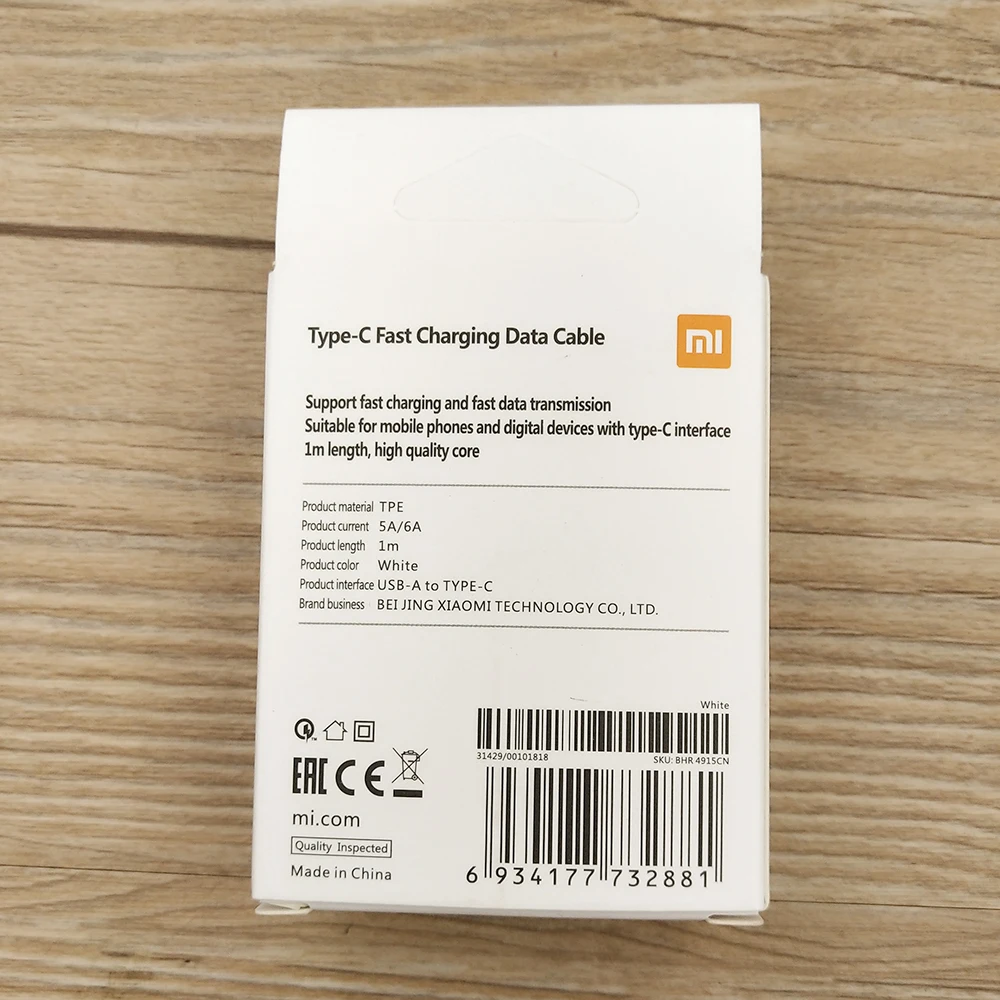 كابل شحن توربيني من نوع سي شاومي ، خط شحن سريع ، م...