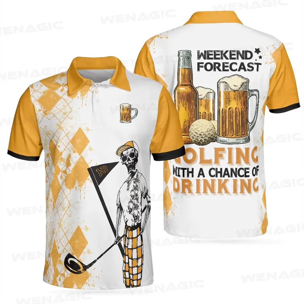 2022 New Golf Clothing Men's Summer Short Sleeve Top Comfortable Casual Stretch New Sports Polo Shirt Breathable Fashion T-shirt