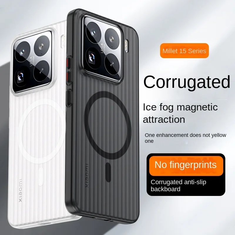 Slim Transparent Magnetic MagSafe Protective Hard PC Back Cover Case