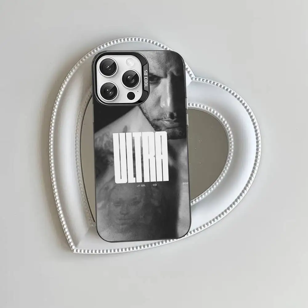 Colorful Matte Phone Case Featuring Rapper B-Booba Design