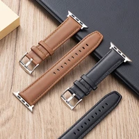 Bracelet de montre en cuir pour bracelet de montre apple 49mm 44mm 45mm 42mm 38mm 40mm 41mm bracelet femme homme iWatch série 8 7 6 5 4 3 Se bande 3