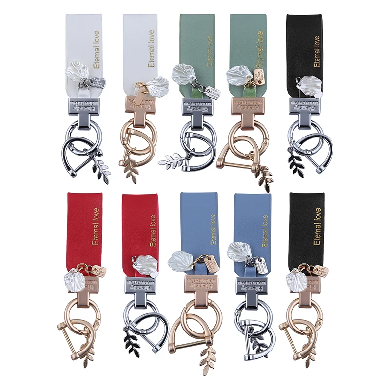 

Shell Keychain Eternal Love Car Keychain Simple and Creative Pendant Fashionable and Exquisite Keyring Ring Pendant Key Chain