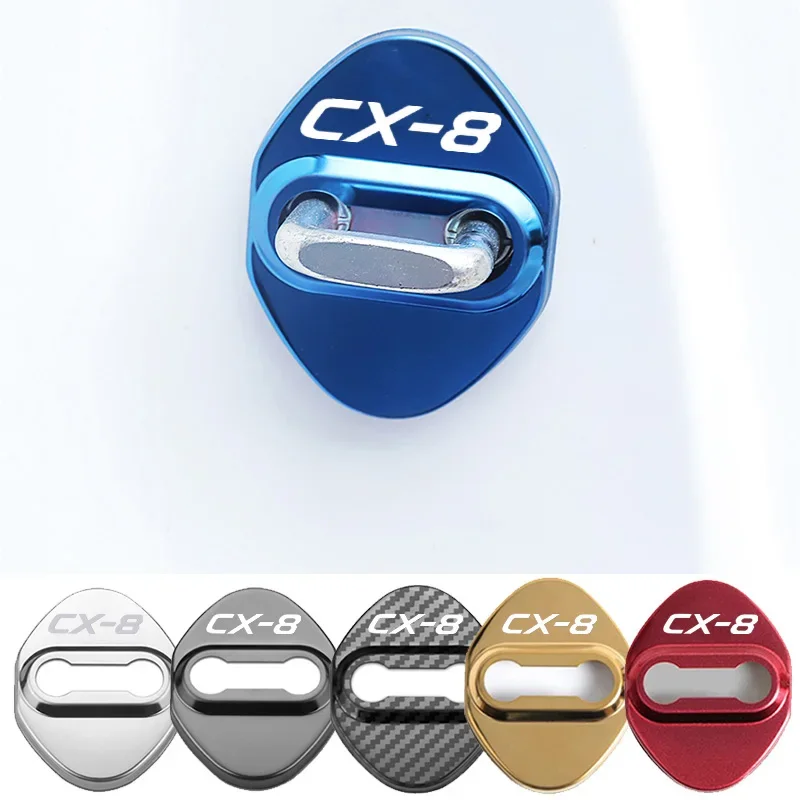 

4 шт., Защитные чехлы для автомобильных замков Mazda CX8