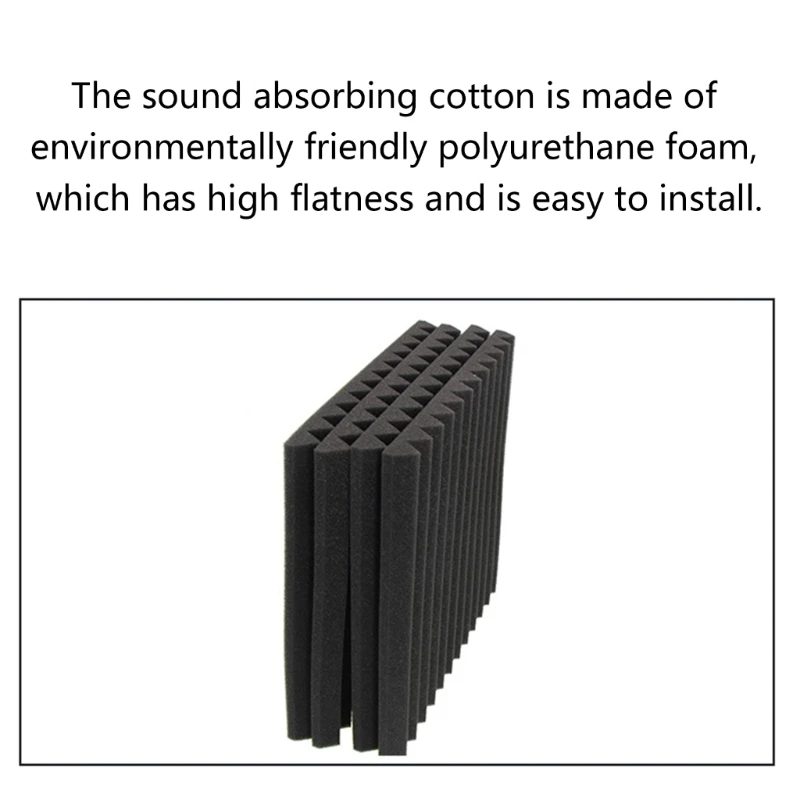 920L Acoustics Panel Wall Noise Canceling Dampening Absorbing Barrier Padding Pad Sounds Insulation Mats Sounds Absorbing Foams