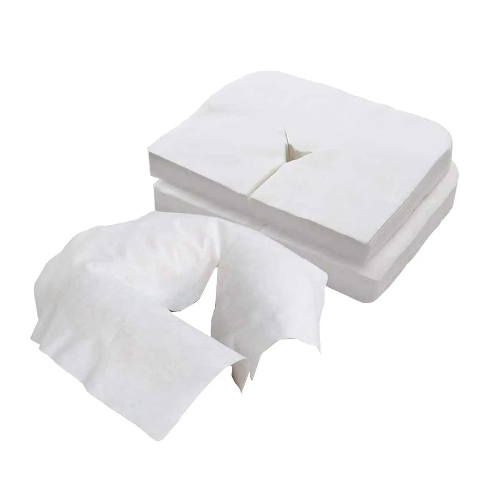 100 Pieces Disposable Pillow Cover for Chairs SPA Salon Bed Massage Tables