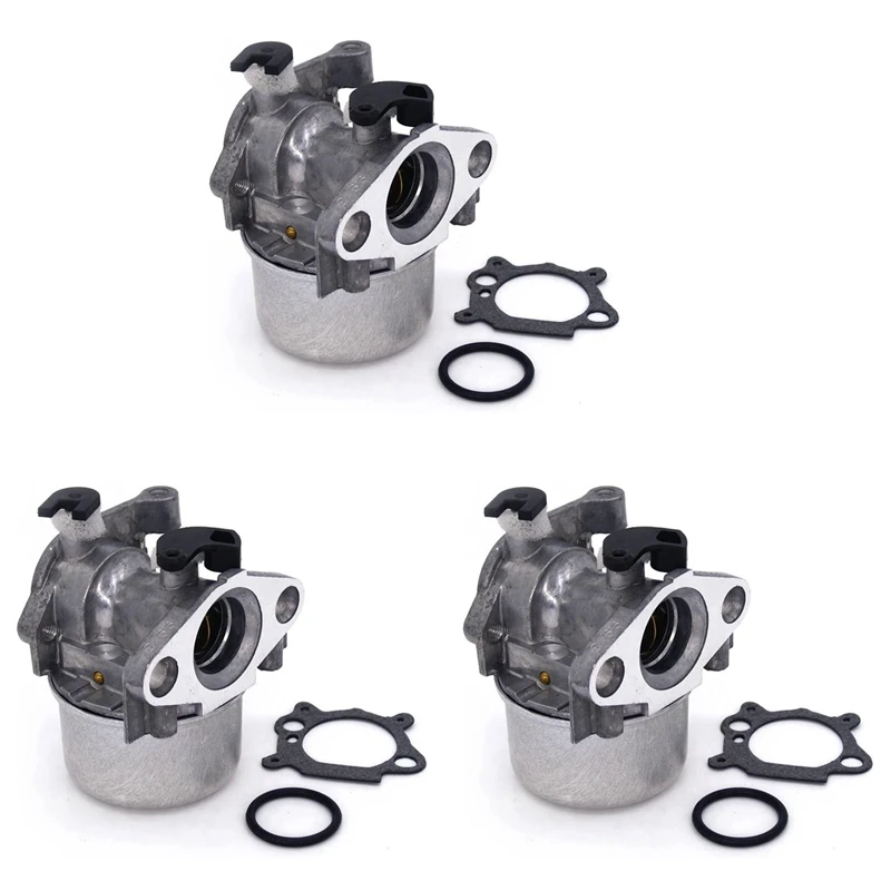 

3X For Briggs & Stratton Carburetor 799866 790845 799871 796707 794304 For Toro Craftsman Engine For JD Lawn Mower