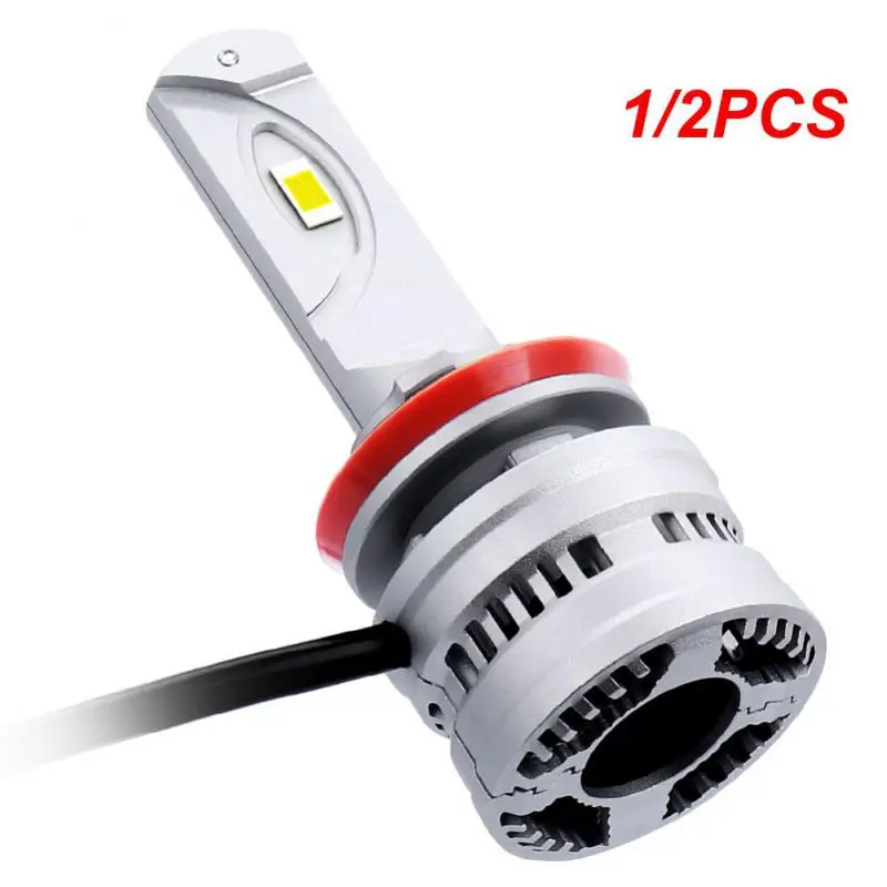 

1/2PCS Led Car Headlight P4led Easy Installation Powerful Heat Dissipation Ip68 Waterproof High Luminous Car Accessories 9006
