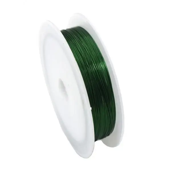 

2xMetal Wire Jewellery for Crafts Beading Jewelry Making Green