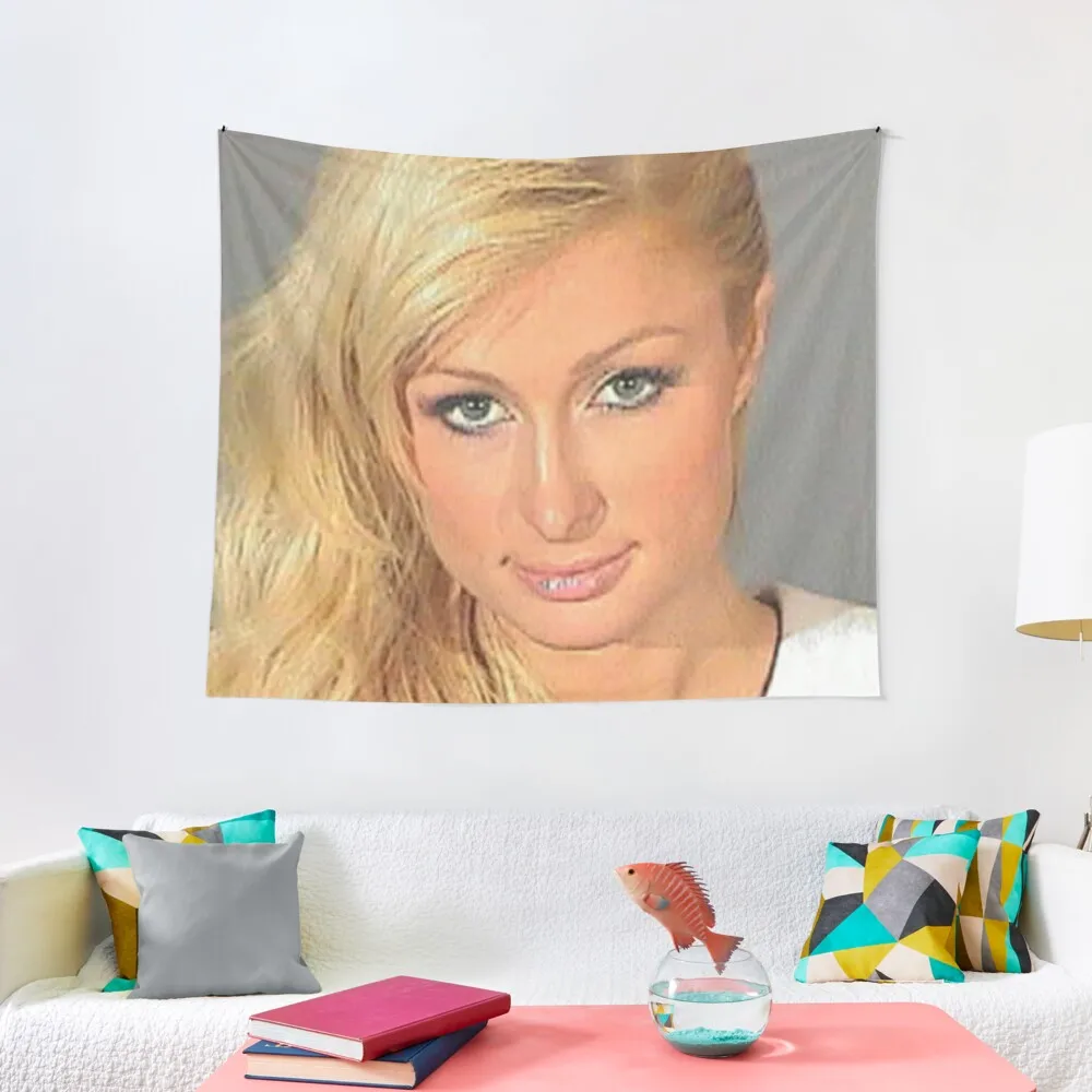 

Paris Hilton's 2007 Mugshot Tapestry Room Decorations Aesthetics Decoration Bedroom Anime Decor Room Decor Tapestry