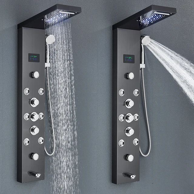 Luxury LED Shower Panel Tower