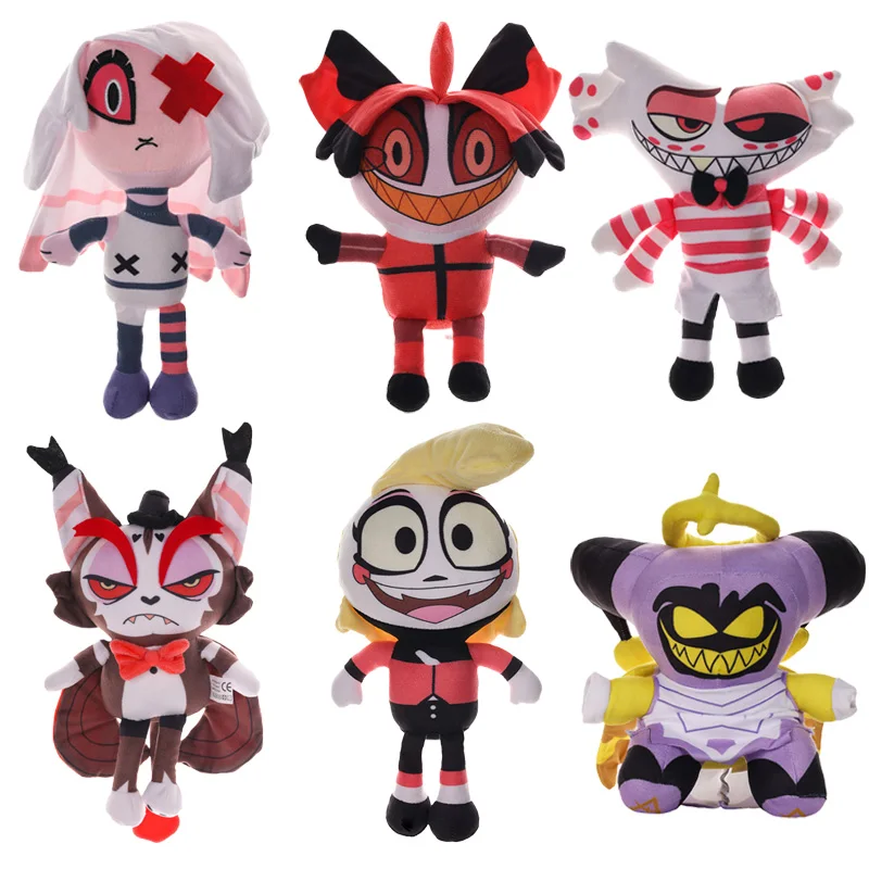 2024 New Hazbins Hotel Plush Doll Alastor Cartoon Doll