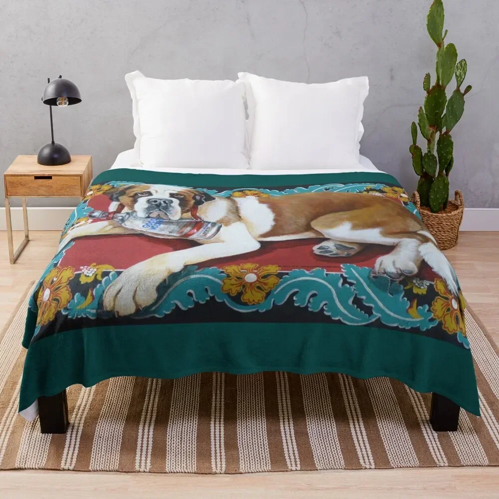 st-bernard-flannel-plush-throw-blanket-cozy-halloween-decor