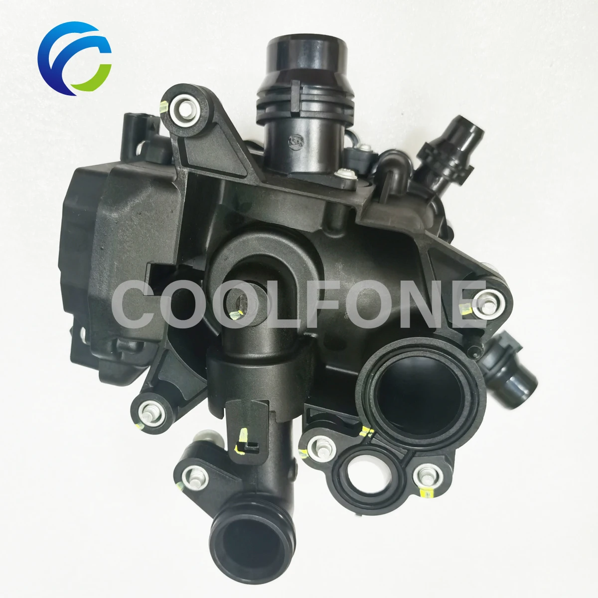 11538635689 F20 F30 F10 X3 X4 X5 N20 エンジンクーラントサーモスタットとハウジングに対応 2個のサーモスタットアセンブリ、と互換性がある BMW F20 F30 F10 X1 X3