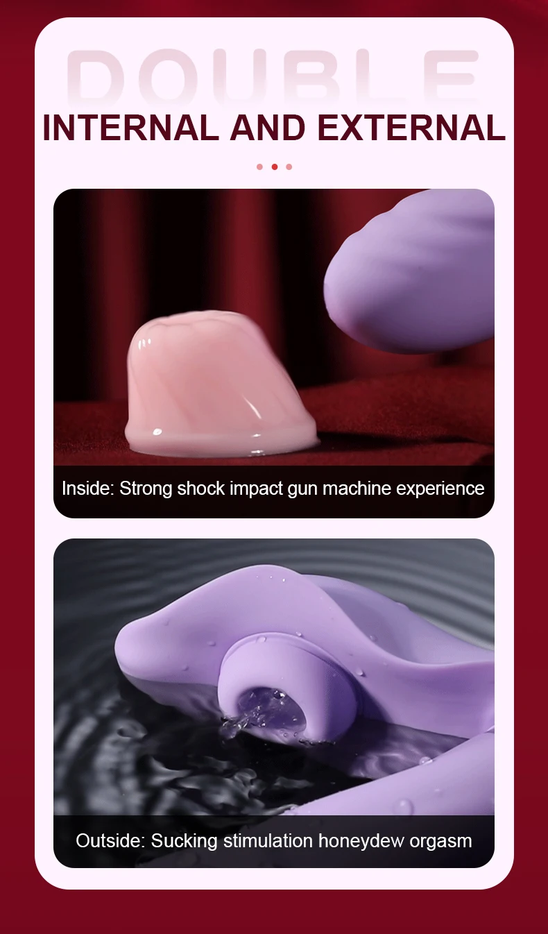 Telescopic Vibrator For Women Clitoris And Anal Stimulation_voghion.com