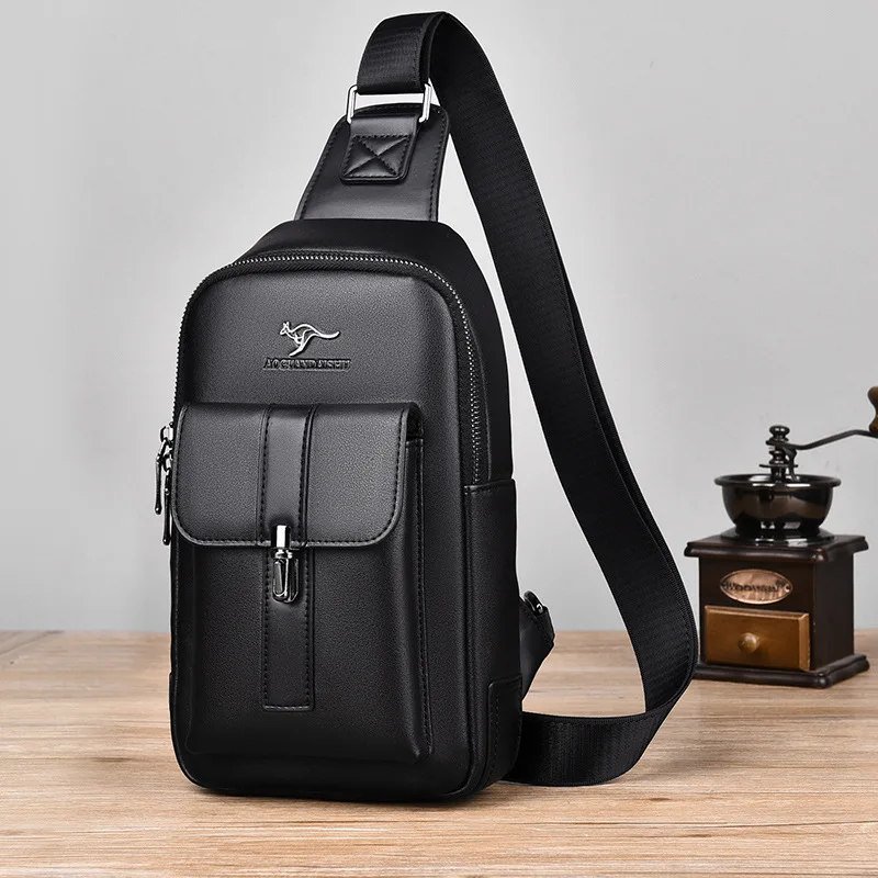 New Style Men's Chest Bag Casual Male Crossbody Bag Business Outing Shoulder Bag Fashion Small Backpack