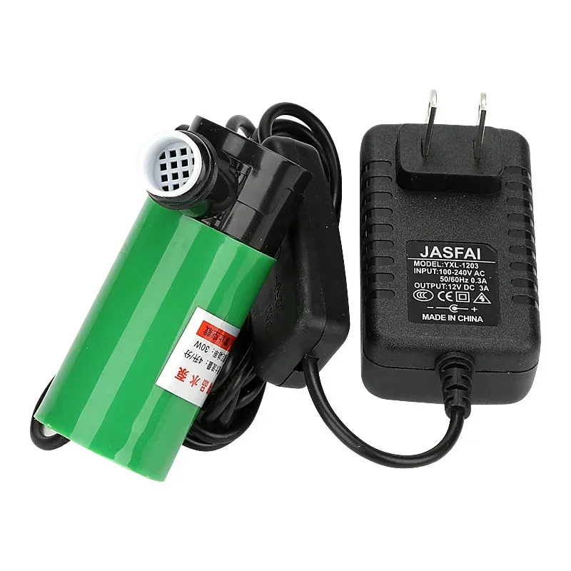 Water Pump Machine Improvement Showers Clean Pond 30W 12V 220V Fountains Mini Submersible adapter Grooving Drilling Fish Tanks