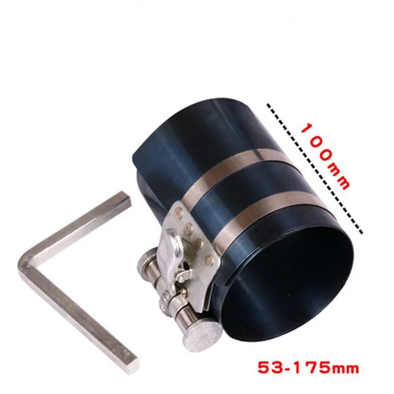 In Stock Mm 3" Car Engine Piston Ring Compressor Tool Installer Band Ratcheting 53 125mm I.1395936493