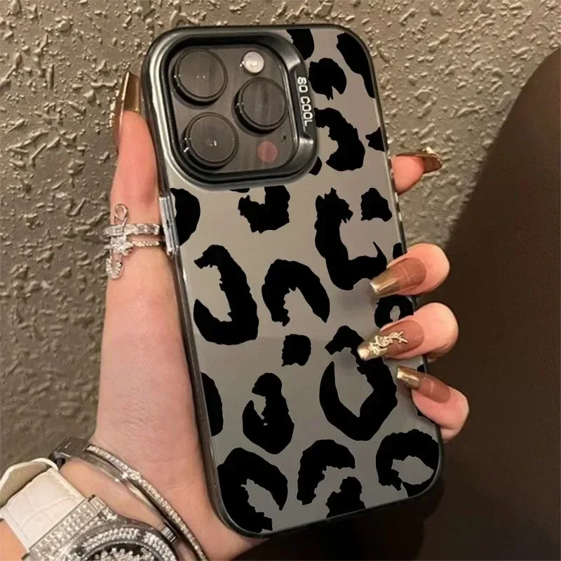 Leopard Print Matte Case for iPhone thumbnail 6