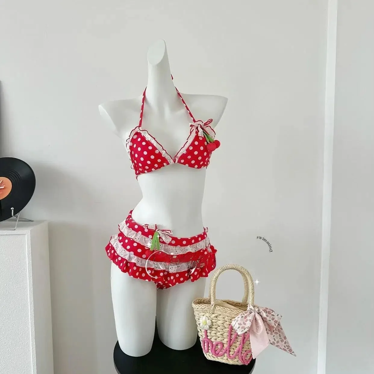 Cherry Bikini (two-piece set)