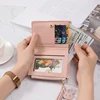 Women's Wallet PU Leather Women's Wallet Made of Leather Women Purses Card Holder Foldable Portable Lady Coin Purses 6