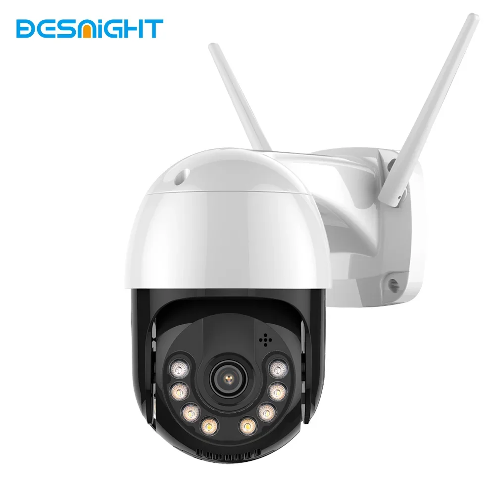 Telecamera Ip Wifi Ptz 8Mp 4K Cloud 1080P 4X Zoom Digitale Telecamera Di Sicurezza Cctv Outdoor Ai Rilevamento Umano Telecamera Wireless Con Rilevamen