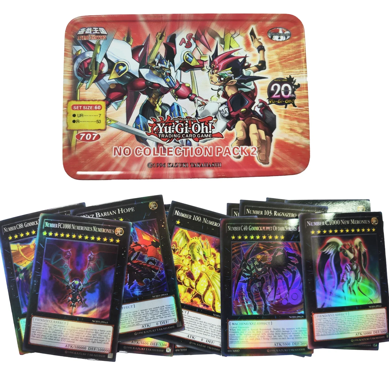 Yu Gi Oh Cards EXODIA PACK English Holographic Golden White Dragon Duel Game Collection Card with Tin Box