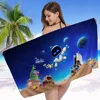 A-Astro B-Bot Game Robot Anime Beach Swimming Towel Soft Absorbent Washcloth Children's Gifts for Kids Travel Camping Gym 5