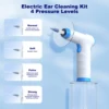 Electric Ear Wax Removal Tool 4 Pressure Mode Ear Flush Kit with Ear Cleaner Health Care for Adults Child Ear Canal Washer Kits 3
