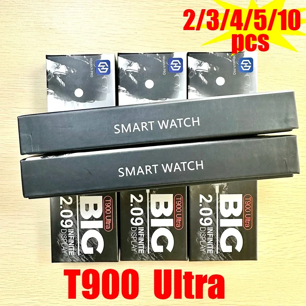 Hiwatch   ȭ  Ʈġ,  T900 Ultra 2, 3, 5, 6/10 PCs Ʈ ġ, 45mm, 1.99 ġ HD ũ, 