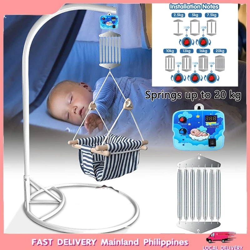 Electric Baby Swing Controller with Timer Quiet cradles Motor Adjustable Baby Rockers Control Soothing Tool for Infants
