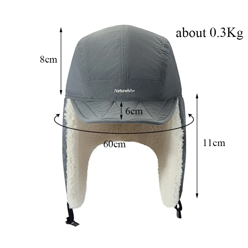 Naturehike Outdoor Camping Hiking Hats Sports Camping Cap Double-sided Ear-protecting Hat Cotton Hat Warmth Winter Waterproof sports caps