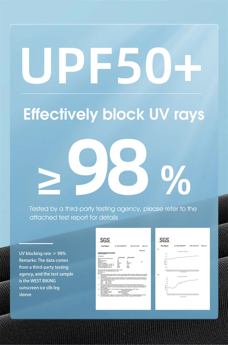 WEST RADFAHREN Sommer Radfahren Bein Kompression Ärmeln Outdoor Sport Quick Dry Knie Schutz Leggings Laufen Basketball Anti UV – Detail 5