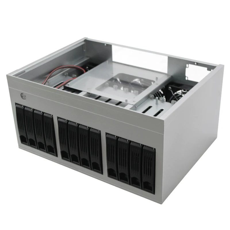 Prezzo Di Fabbrica All'Ingrosso 12 Bay Synology Custodia Per Server Nas Rete Server Di Archiviazione Mini Custodia Itx