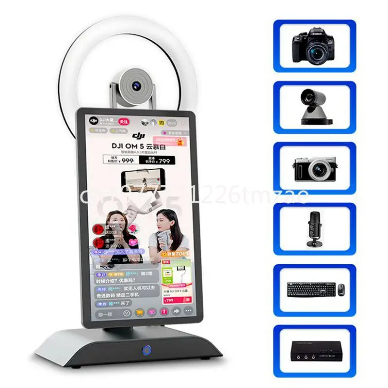 

Professional Smart Live Streaming TikTok YouTube Interactive Live Streaming Equipment 15.6-Inch LCD Touch Screen