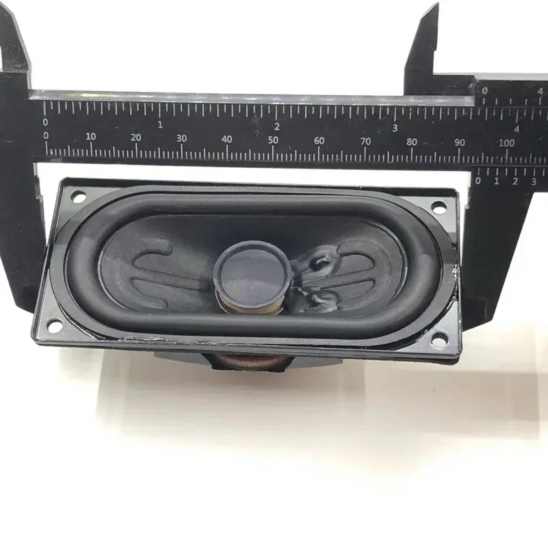 2 Pcs Rectangle Speaker 4 Ohm 10W Full Range Bass Rubber Side Neodymium Magnetic Hifi Loudspeaker Home Theater