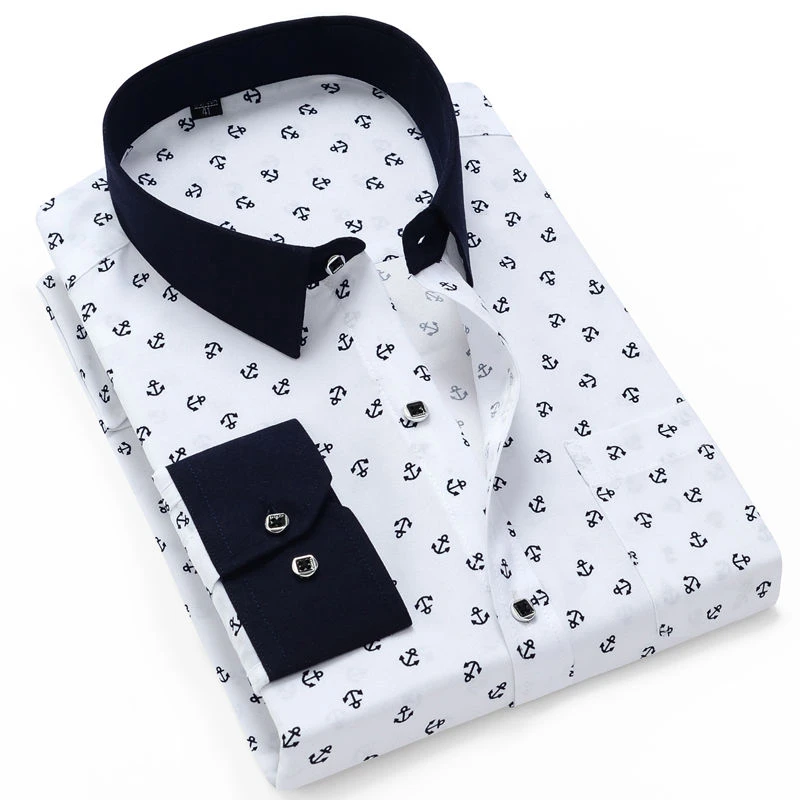 mens smart patterned shirts