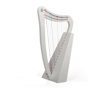 Beginner Harp Irish Harp 15/19 String Portable Small Harp Beginner Instrument Half Tone Key