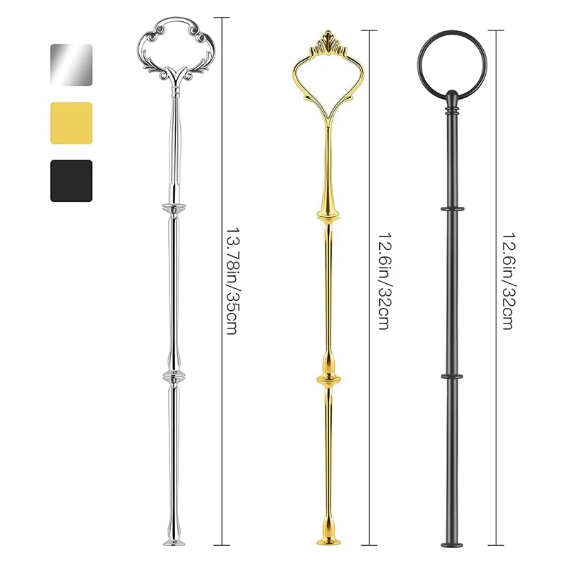 Zaoalife 3 Tier Dessert Stand Fruit Plate, Plastic White