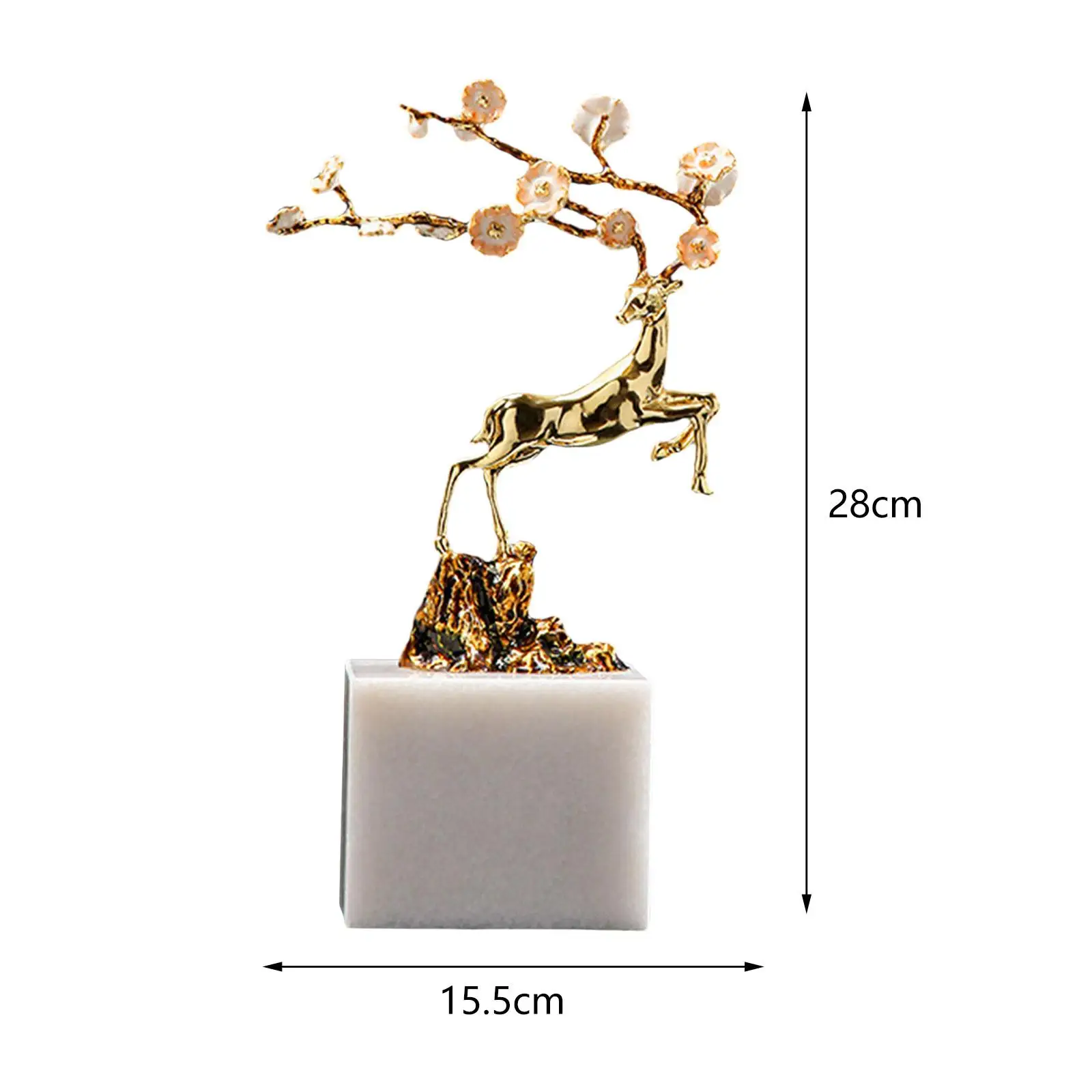 Deer Sculpture Decorative Housewarming Gift Modern Statue Tabletop Decoration for Office Entryway Table Bookshelf Home Decor Deer Sculpture Decorative Housewarming Gift Modern Statue Tabletop Decoration for Office Entryway Table Bookshelf Home Decor