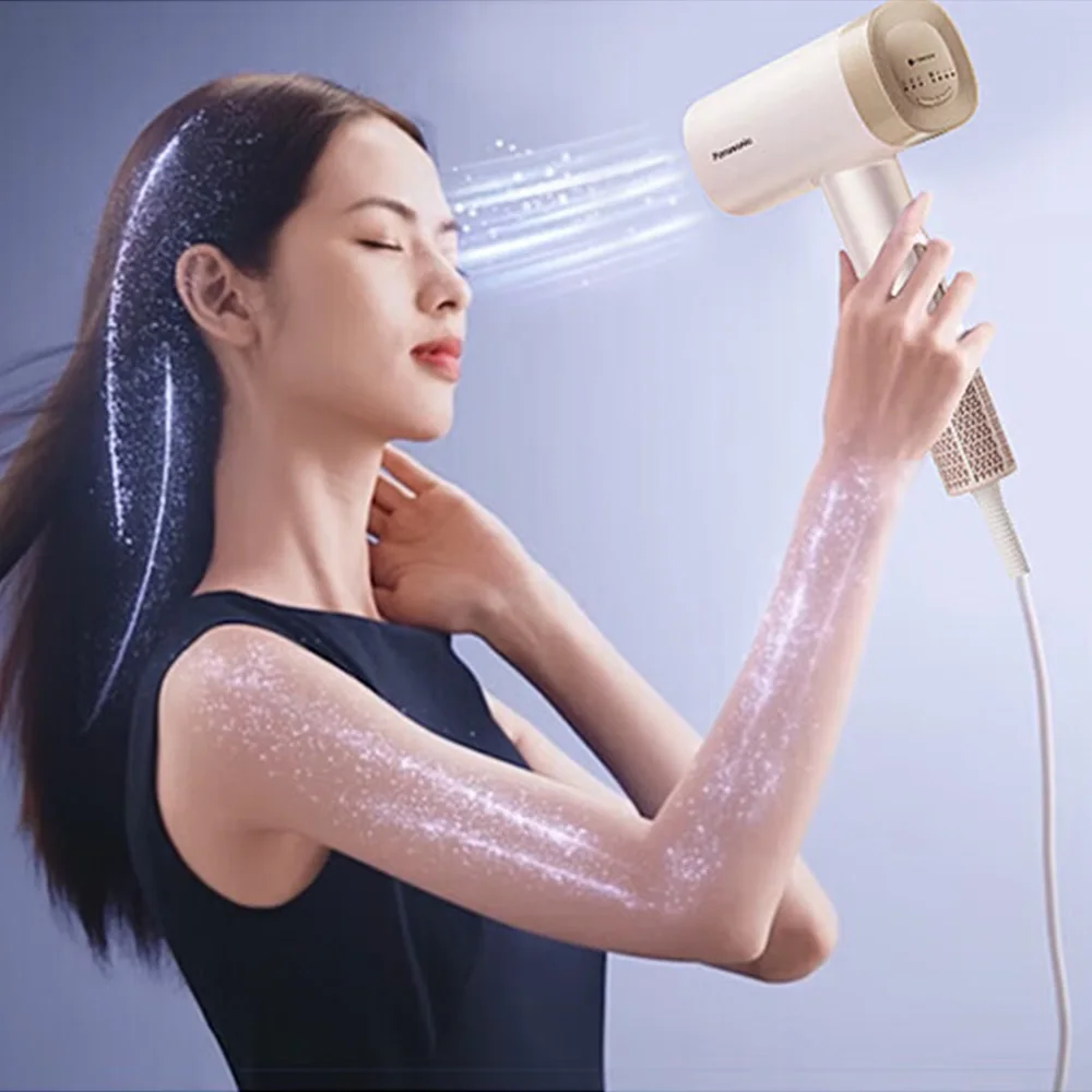 Panasonic high-speed hairdryer nanoe technology 1200W 3 speeds 4 temperatures low noise lightweight body home hair dryer