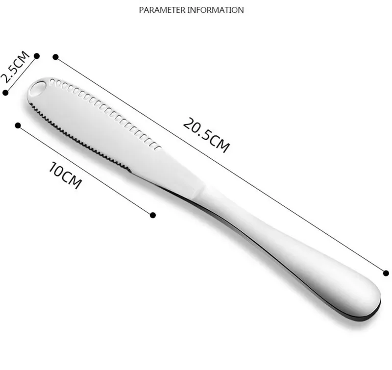 Butter Knife Cheese Knife Multifunction Stainless Steel Butter Knife Cheese Jam Spreaders