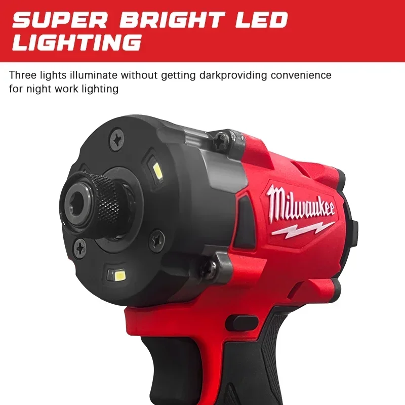 Milwaukee Brushless Impact Driver 18V 300NM Motor Cordless Rechargeable Lithium battery 1/2 Impact Wrench Screwdriver Power Tool 4