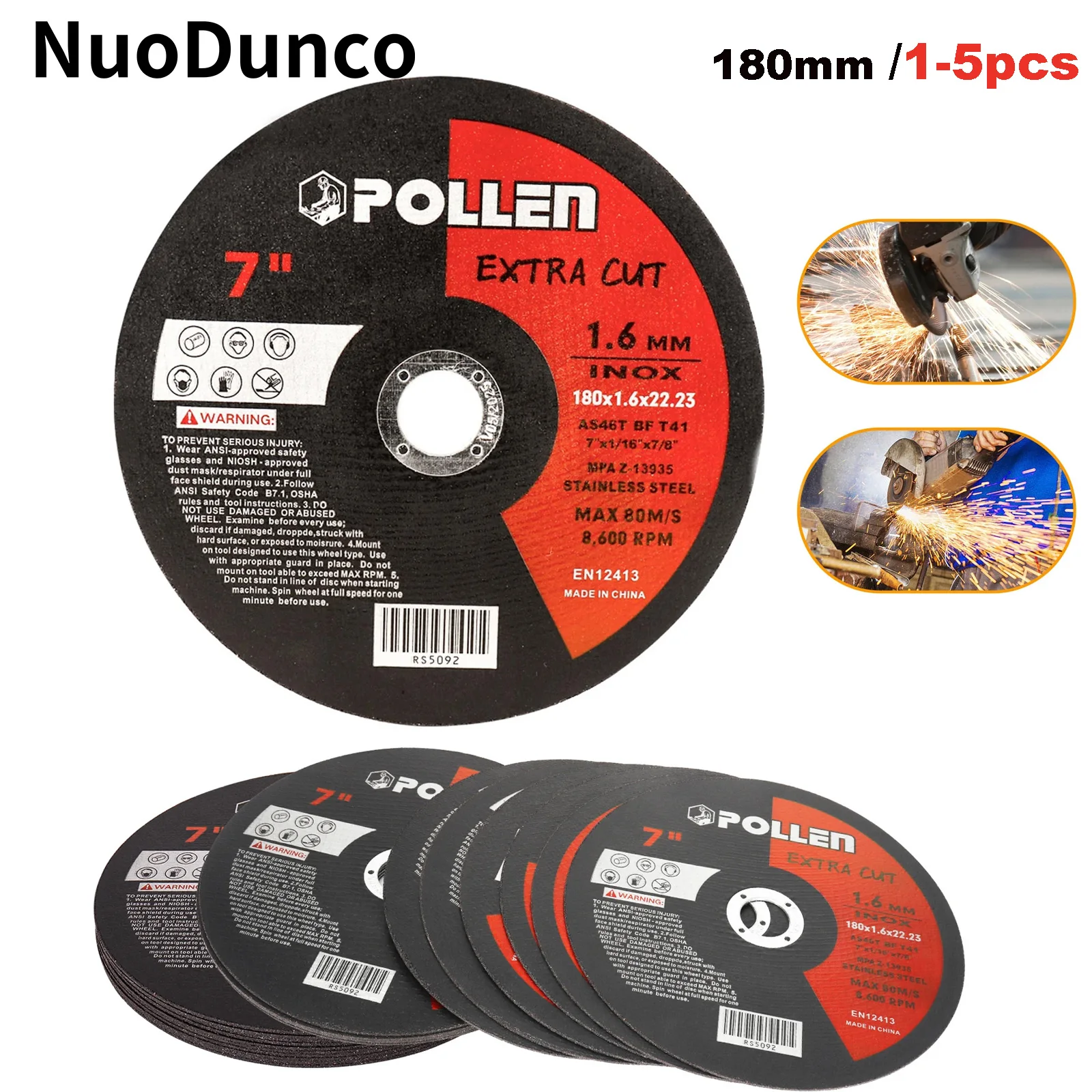25 Dischi Da Taglio SI FANG 125 Mm Per Metallo E Acciaio Inox – Spessore 1,2 Mm, Per Smerigliatrici