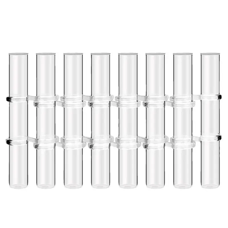 Hinged Flower Glass Vase Test Tube Creative Plant Holder Hydroponic Container Living Room Office Dining Table Floral Home Decor 6