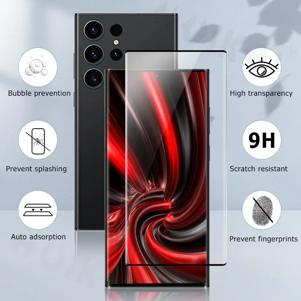 Ultra-Clear Tempered Glass Screen Protector - 3 Pack, HD Full Coverage, Anti-Scratch Shield
